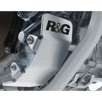 R&G ECG0005SI Engine Case Guard Set, Silver for Husqvarna FS450 (2015-)