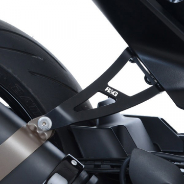 R&G EH0089BKA Exhaust Hanger & Footrest Blanking Plate for Husqvarna Vitpilen 701 (2018-)