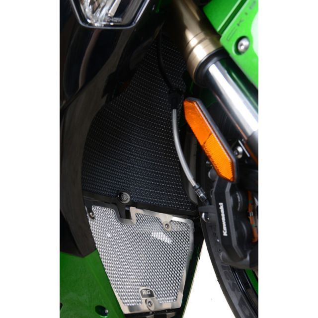 R&G RAD0231BK Radiator Guard for Kawasaki Ninja H2 SX (2018