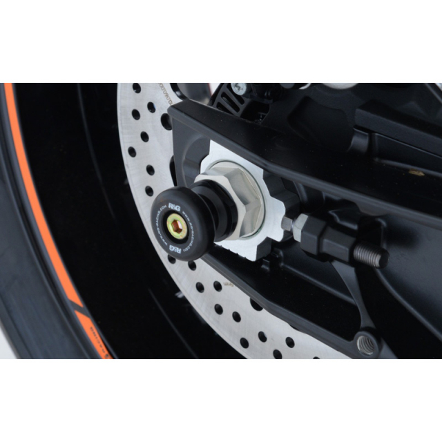 R&G Spindle Sliders, Black for KTM 790/890 Duke & Adventure, 1290