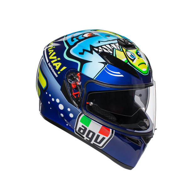AGV K3 SV Misano 2015 Helmet, Blue Accessories International