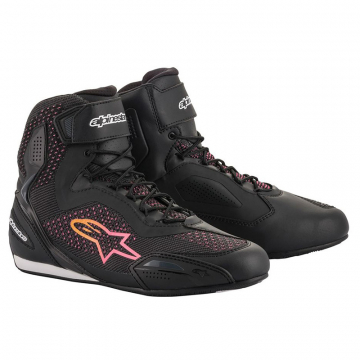 view Alpinestars Faster-3 Rideknit Womens Shoes, Black/Yellow/Pink