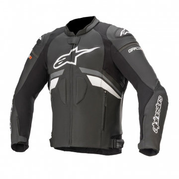 view Alpinestars GP Plus R V3 Leather Jacket, Black/Grey/White