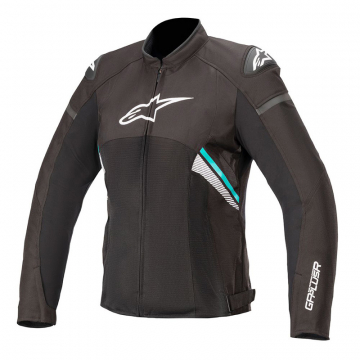 view Alpinestars T-GP Plus R V3 Air Womens Jacket, Black/Red/Teal