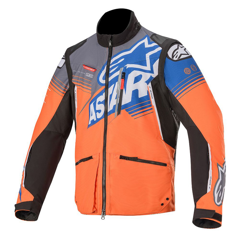 Alpinestars Venture R Jacket, Orange/Grey/Blue Accessories International
