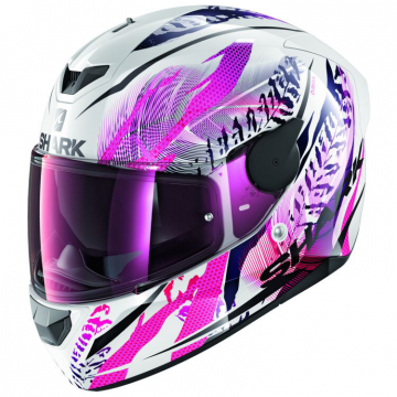 view Shark D-Skwal 2 Shigan Helmet, White/Black/Pink, Size:MD