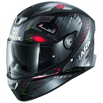 Shark Skwal 2 Venger Matte Helmet, Black/Anthracite/Red