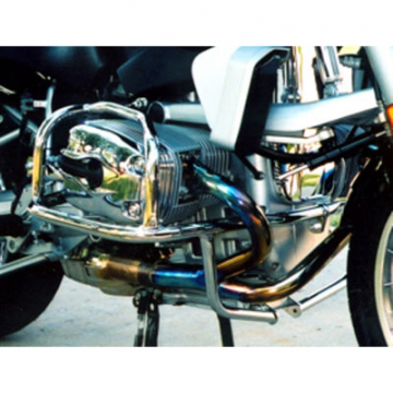 view Hepco & Becker 502.902 00 02 Crashbars, Chrome for BMW R850R '96-'02 & R1100R '94-'99