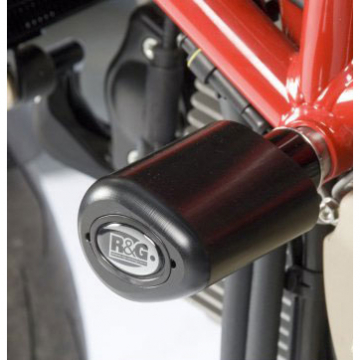 view R&G Frame Sliders Aero Style - Hypermotard 796 & 1100 '10-up / Streetfighter