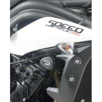 view R&G CP0273BL Frame Sliders Aero Style for Triumph Speed Triple '11-'20 (front mounted)