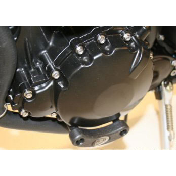 R&G ECS0020BK Engine Case Slider, Left Side for Triumph Speed Triple '05-'15