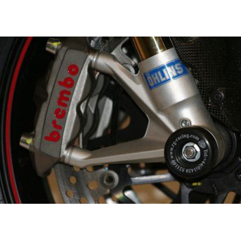 view R&G Front Axle Sliders - Ducati 848 '08-'10 / 1098 S '07-'08 / Streetfighter '09-'10