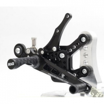 view R&G Adjustable Rearsets for BMW S1000RR '10-'14 & S1000R '14-up (race)