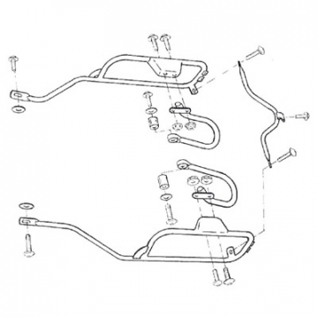 view Hepco & Becker Side Carrier - XRV750 Africa Twin '89-'92