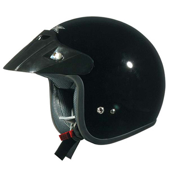view AFX FX-75 Open Face Helmet Black