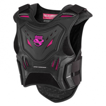 Icon Stryker Field Armor Vest - Ladies Black / Pink