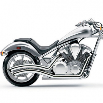 Cobra Speedster Swept Chrome Complete Exhaust - Fury / Stateline / Sabre 1300 10-up