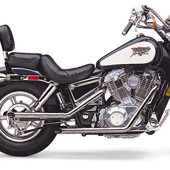 view COBRA 2" Drag Pipes Complete Exhaust Shadow 1100 87-96