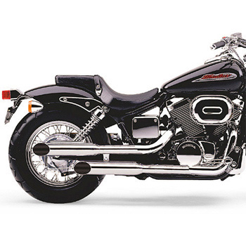 view COBRA Classic Slashcut Complete Exhaust Shadow Spirit 750 01-07