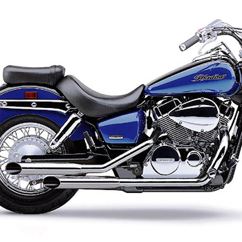 COBRA Classic Deluxe Slashcut Complete Exhaust Shadow Aero 750 04-up