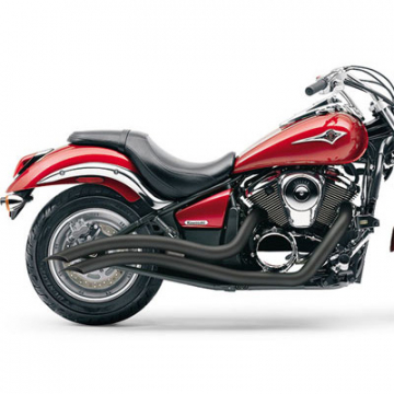 view Cobra Speedster Swept Black Complete Exhaust - Kawasaki Vulcan VN900 06-up (except LT version)