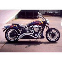 view MORTONS CUSTOM Executioners Blowing Down Complete Exhaust Road Star Warrior