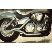 MORTONS CUSTOM Half Sisters Complete Exhaust Intruder 800