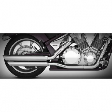 Vance & Hines Twin Slash Slip-on Exhaust - Fury / Stateline / Sabre / Interstate 1300 09-17