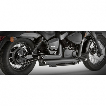 VANCE & HINES Shortshots Staggered Black Complete Exhaust Shadow Aero 750 / Shadow Spirit 750C2