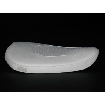 view Granucci White Solo Drivers Seat for Harley-Davidson Sportster 883 & 1200 82-03