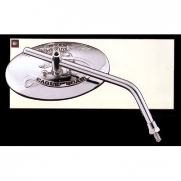 Highway Hawk Live to Ride Oval Mirror - Yamaha Right Side