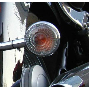 Clear Alternatives CTS-0018 Turn Signal Lenses with Bulbs for Yamaha Cruisers