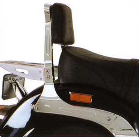 Jardine Short Passenger Backrest for V-Star 650 Custom