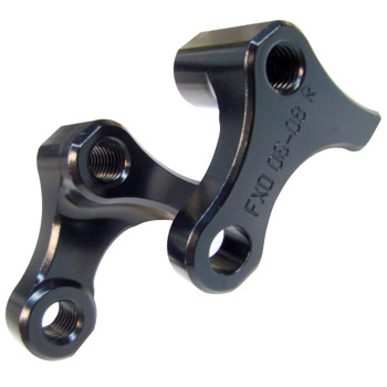 view LA Choppers 1" Rear Lowering Kit Black - Dyna FXD '06-up