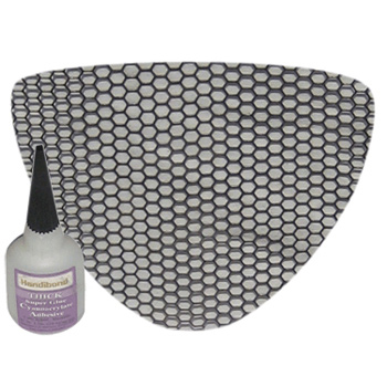 Low and Mean Chin Fairing Honey Comb Screen for Kawasaki Mean Streak 1500 / 1600