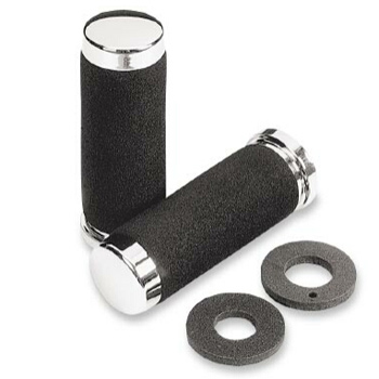 Parts Unlimited Cruiser Grips for 1 inch Handlebars