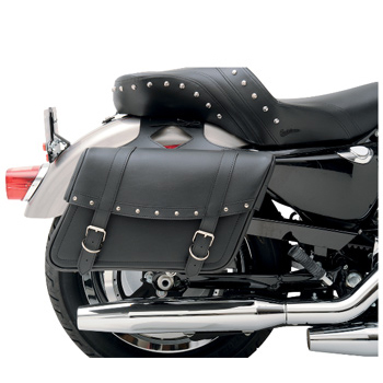 view Saddlemen Highwayman Rivet Slant-Style Saddlebags - Jumbo