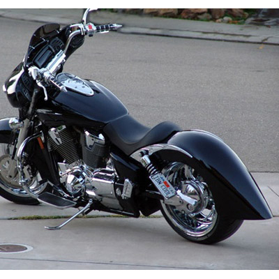 BID4ZE Chrome Kickstand Extension Fit For H-onda VTX1300C VTX1300R