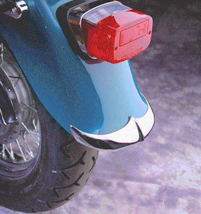 view National Cycle N721 Rear Fender Tip - Vulcan 800 Classic