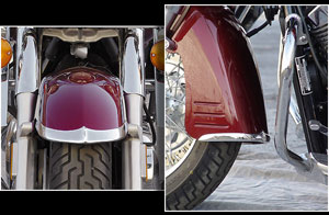 National Cycle N7005 Front Fender Tips - VTX1300 R/S/T
