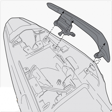 Givi 1121KIT Specific PLX Mounting Kit for Honda CB500X (2013-)