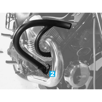 view Hepco & Becker 501.510 Engine Guard, Black for Moto Guzzi C 940 Bellagio