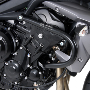 view Hepco & Becker 501.7520 Engine Guard, Black for Triumph Street Triple 675