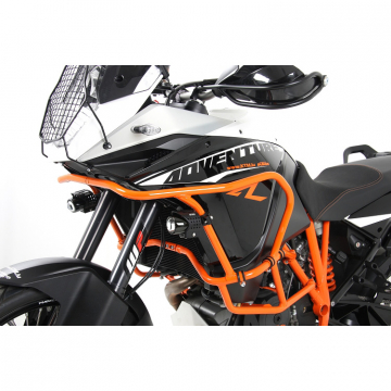 view Hepco & Becker 502.7524 00 06 Tank Guard, Orange for KTM 1190 Adventure