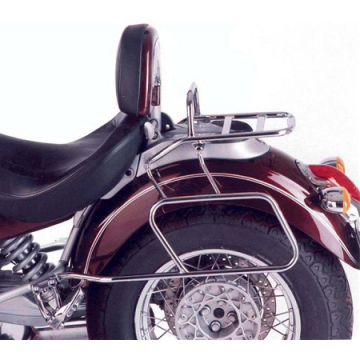 view Hepco & Becker 625.624 Leather Bag Holder, Chrome for BMW R850 / 1200C