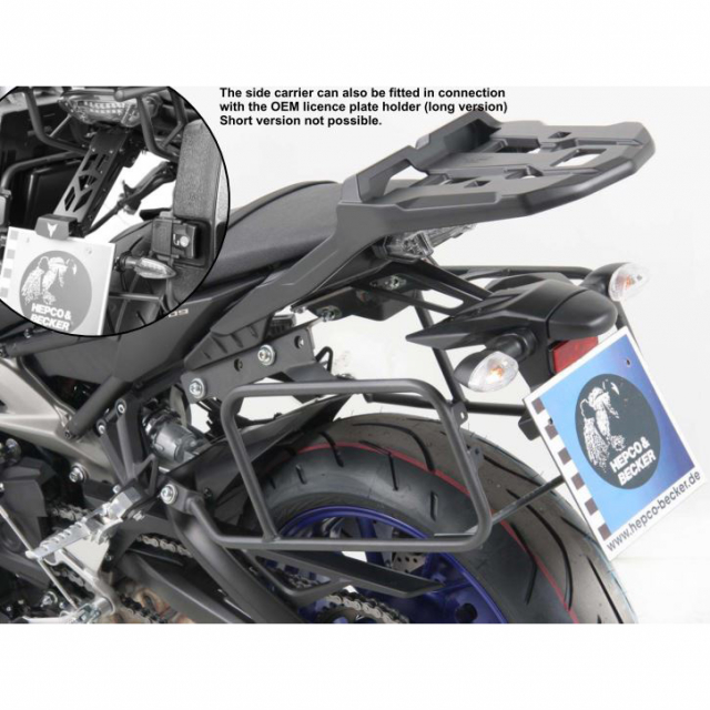 Hepco & Becker 650.4539 00 05 Side Carrier for OEM Rear Rack for