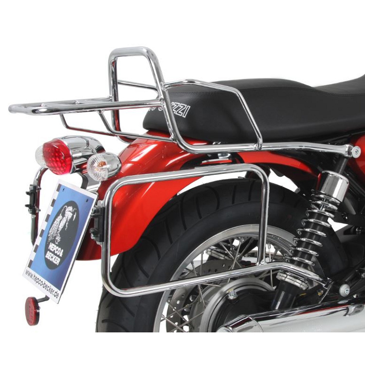 Hepco & Becker 650.540 01 02 Rear Rack, Chrome for Moto Guzzi V7