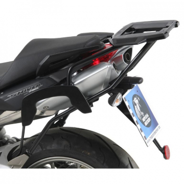 Hepco & Becker 650.7508 Rear Alu Rack, Black for Aprilia SL750 Shiver from 2010