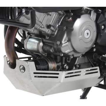 view Hepco & Becker 810.3528 00 09 Skid Plate, Silver for Suzuki DL650 V-Strom (2012-2016)