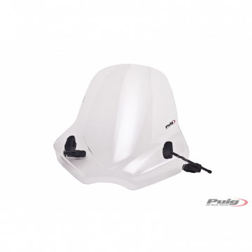 Pare-brise Puig 6251N Pour Suzuki Inazuma (2013-2017) - Taille M, Noir - Acrylique 3 Mm, Protection Contre Le Vent